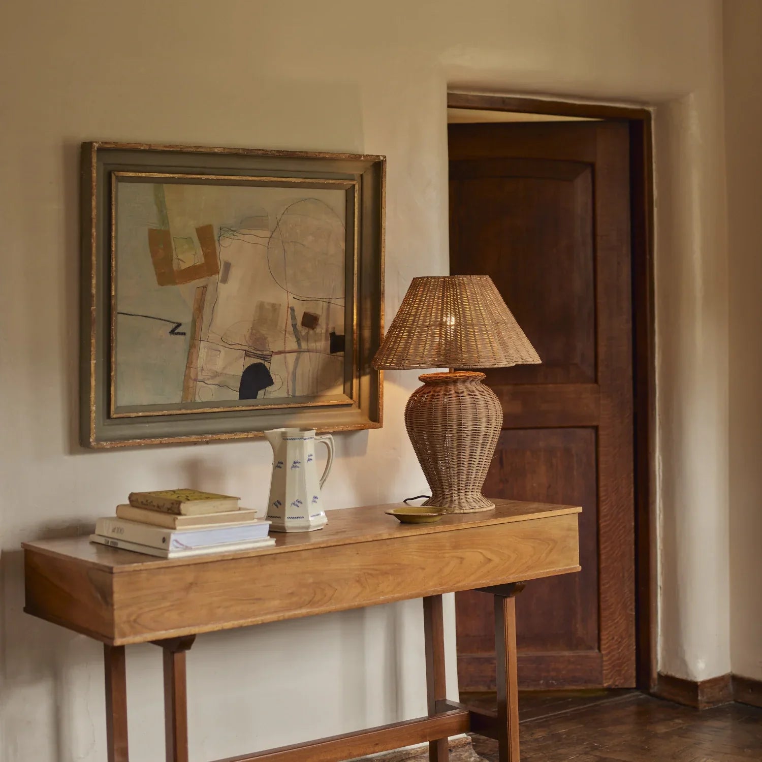 Neptune Accessories_Lighting_Table lamps Athena Medium Rattan Table Lamp