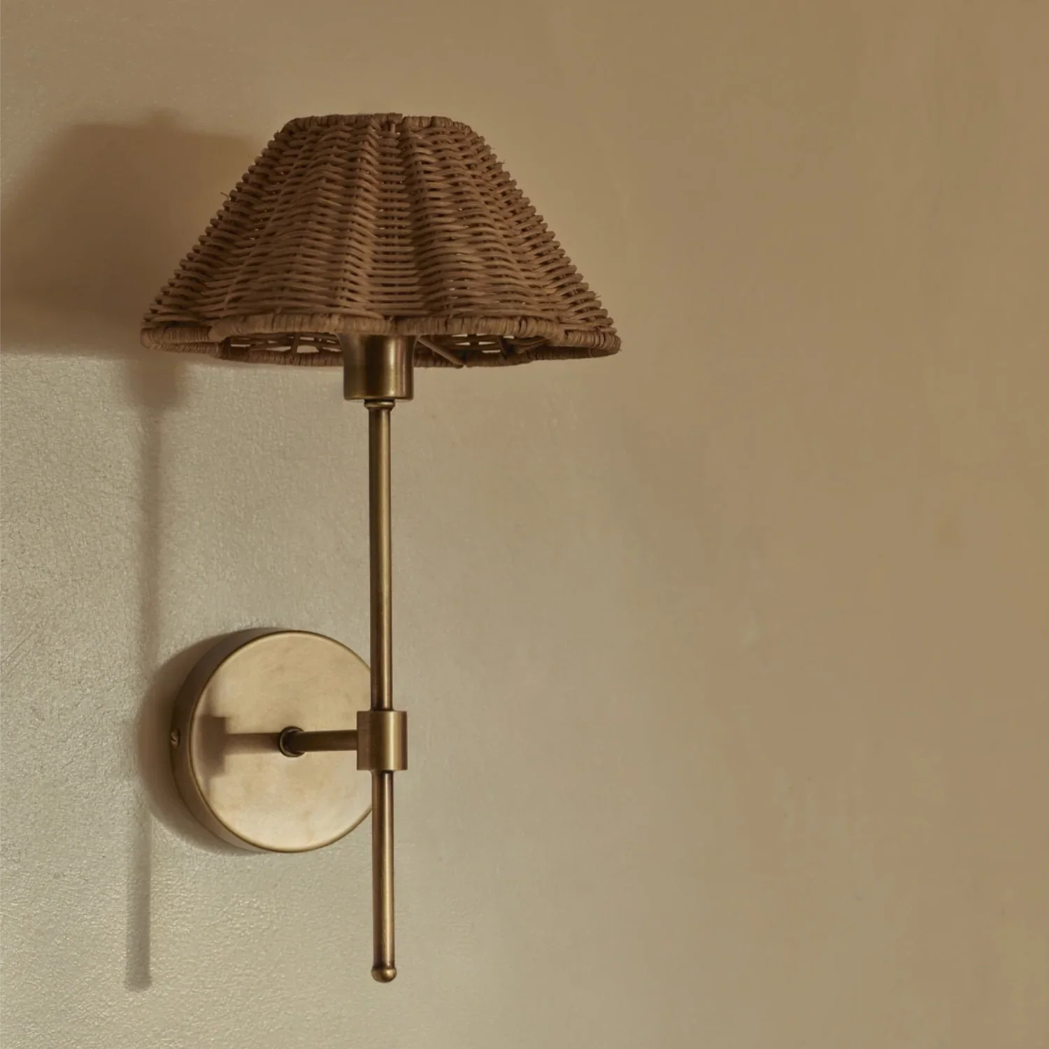 Neptune Accessories_Lighting_Wall lights default Athena Rattan Mini Wall Light