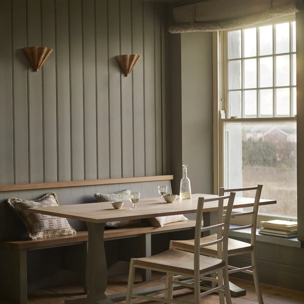 Neptune Accessories_Lighting_Wall lights default Athena Rattan Wall Uplighter