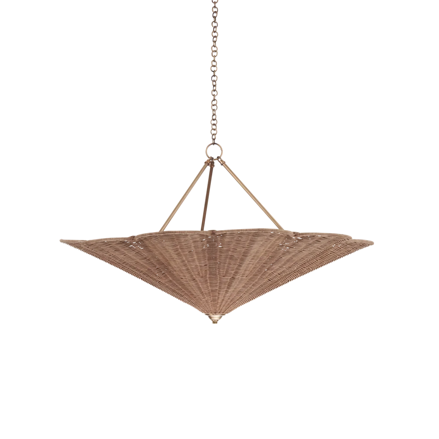 Neptune Accessories_Lighting_Pendants default Athena Rattan Pendant Uplighter