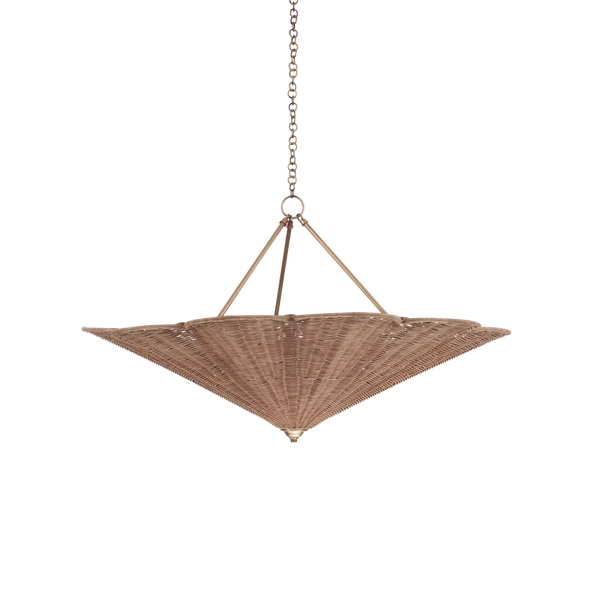 Neptune Accessories_Lighting_Pendants default Athena Rattan Pendant Uplighter