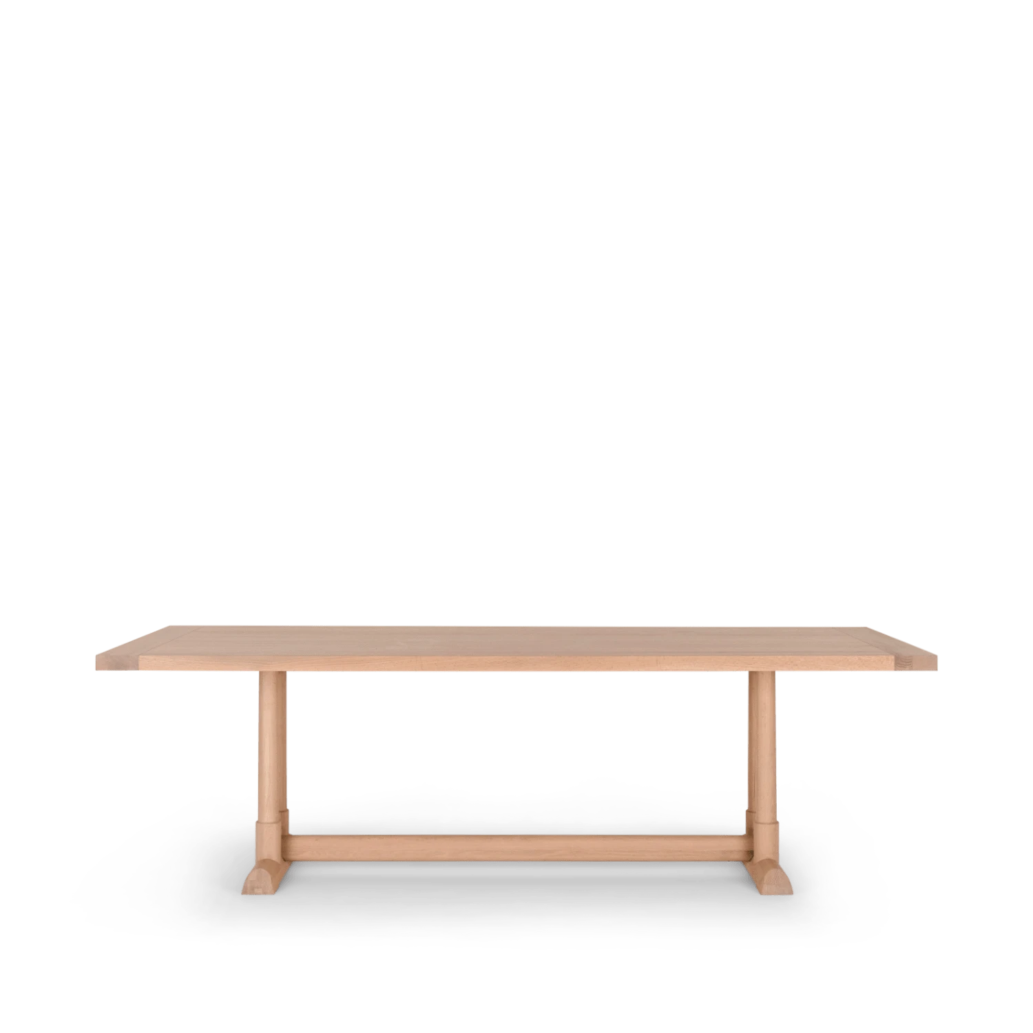 Neptune Battersea 8 Seater Oak Dining Table front view