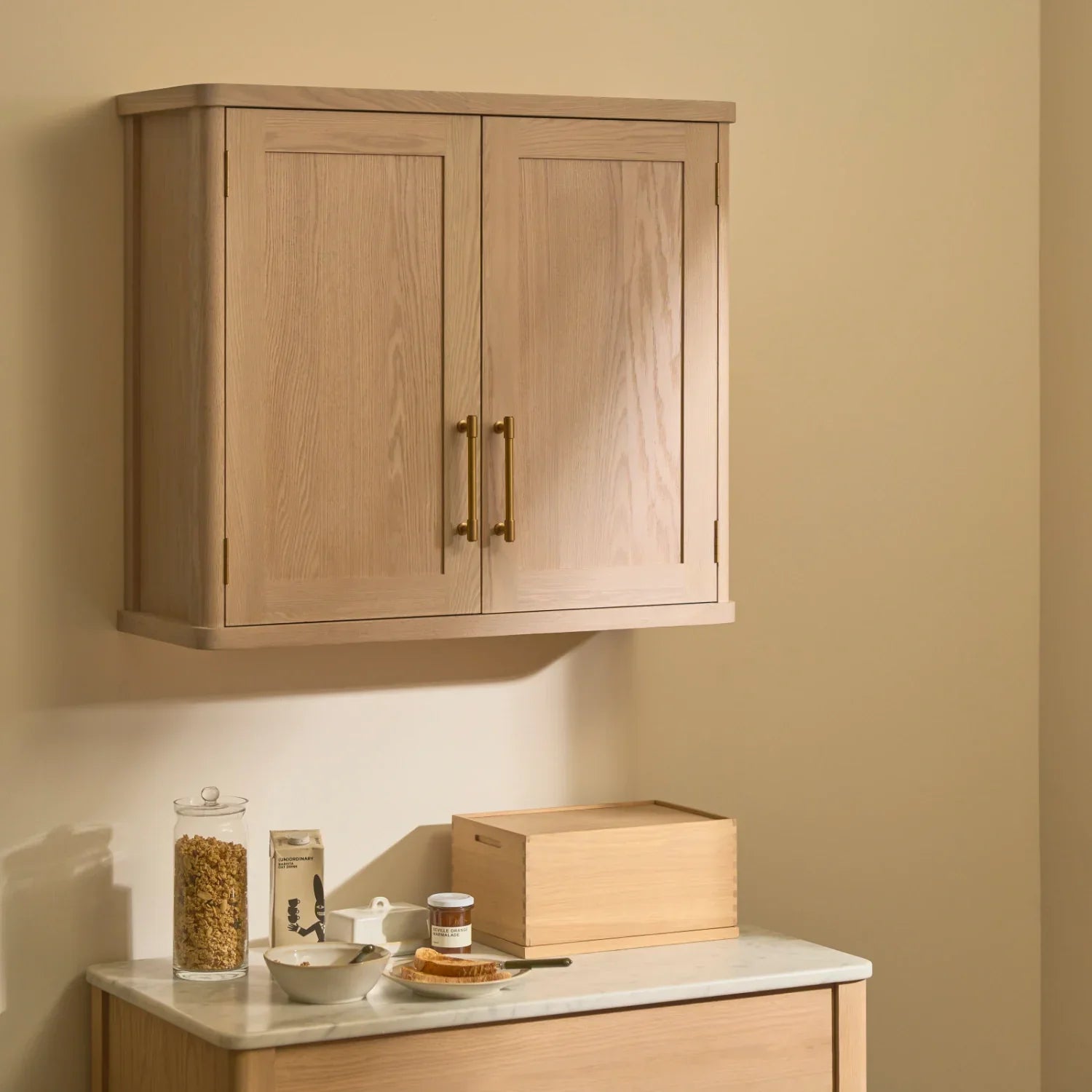 Neptune Kitchen_Kitchen furniture_Kitchen other default Borough Oak Kitchen Wall Cabinet