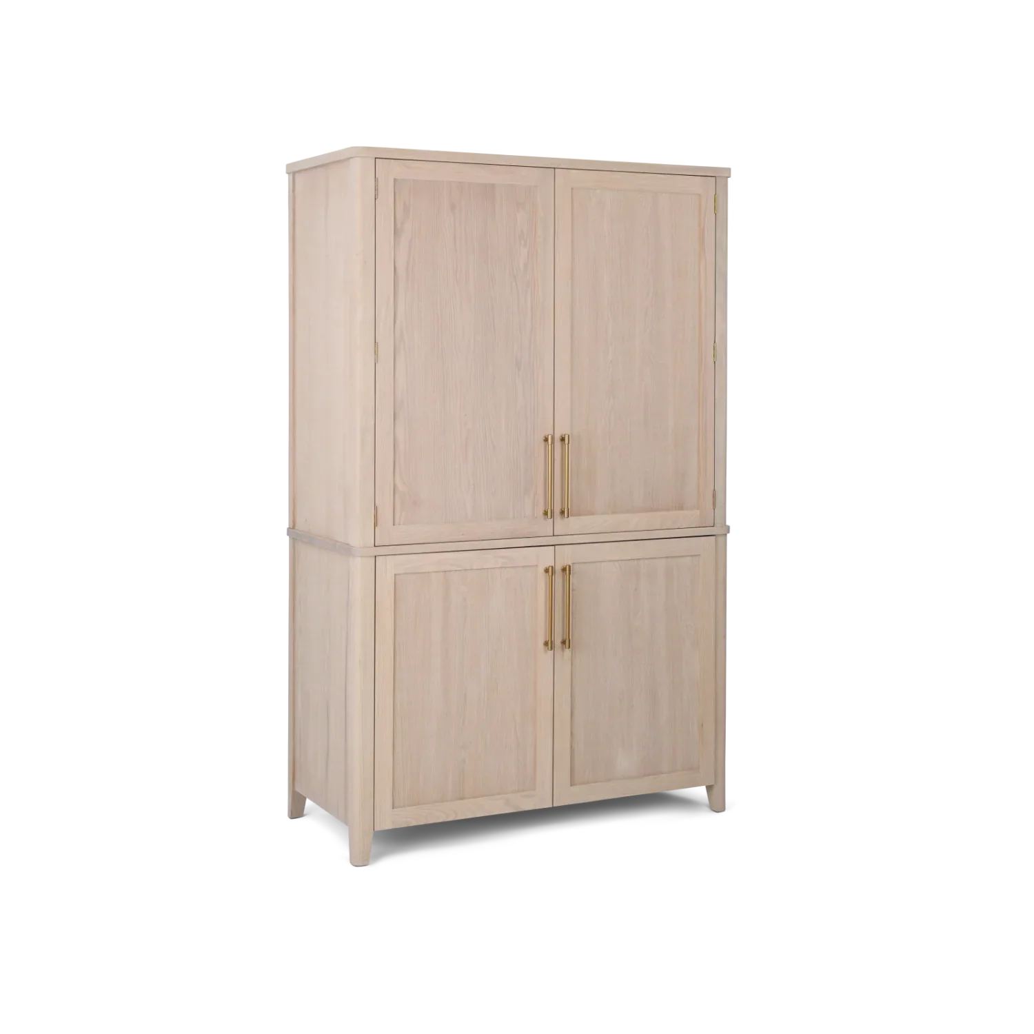 Neptune Kitchen_Kitchen furniture_Kitchen free standing default Borough Freestanding Oak Double Kitchen Larder with Marble insert