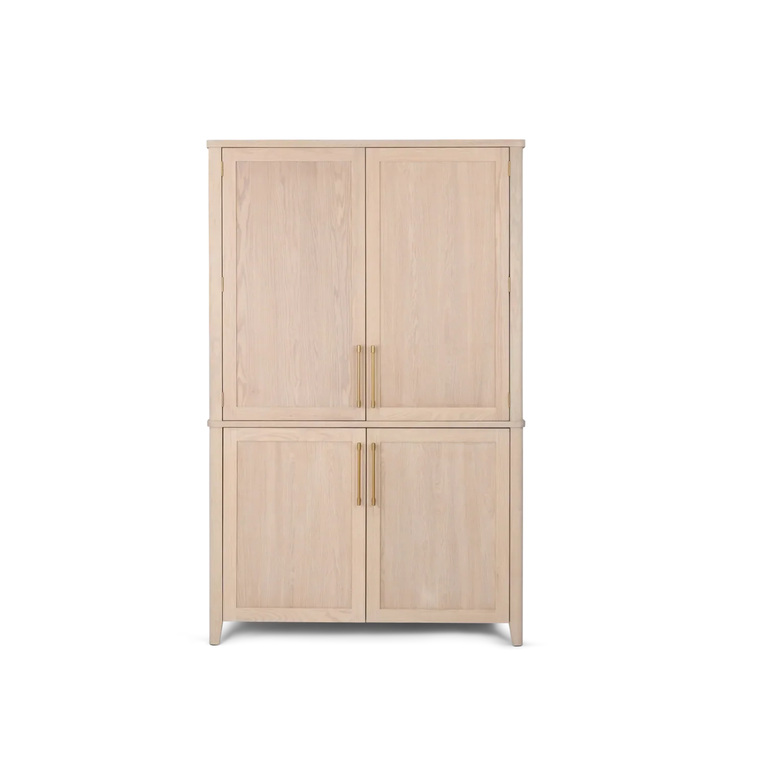 Neptune Kitchen_Kitchen furniture_Kitchen free standing default Borough Freestanding Oak Double Kitchen Larder with Marble insert