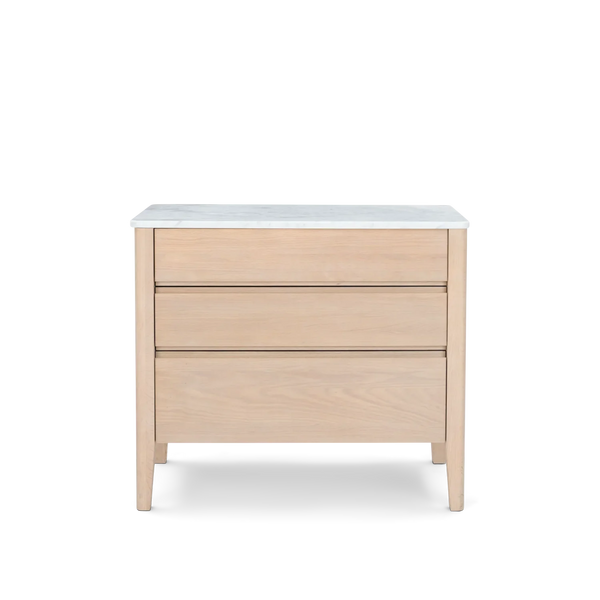 Neptune Kitchen_Kitchen furniture_Kitchen free standing default Borough Freestanding Oak Pan Drawer with Marble Top