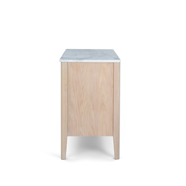 Neptune Kitchen_Kitchen furniture_Kitchen free standing default Borough Freestanding Oak Pan Drawer with Marble Top