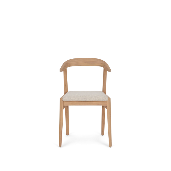 Neptune Dining chairs default Borough Oak Dining Chair, Boucle Ecru