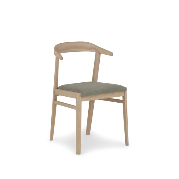 Neptune Furniture_Living & dining furniture_Dining & bar stools default Borough Oak Dining Chair, Signature Linen Moss
