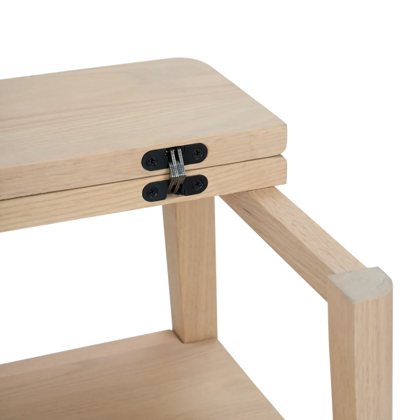Neptune Furniture_Kitchen furniture_Kitchen other default Borough Oak Folding Step Stool