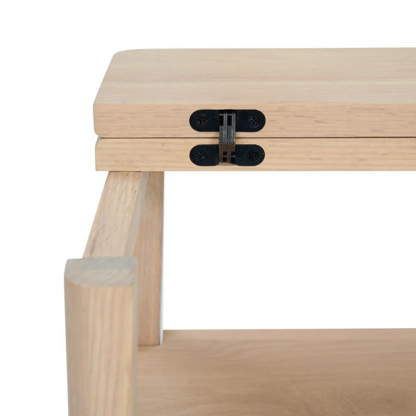 Neptune Furniture_Kitchen furniture_Kitchen other default Borough Oak Folding Step Stool