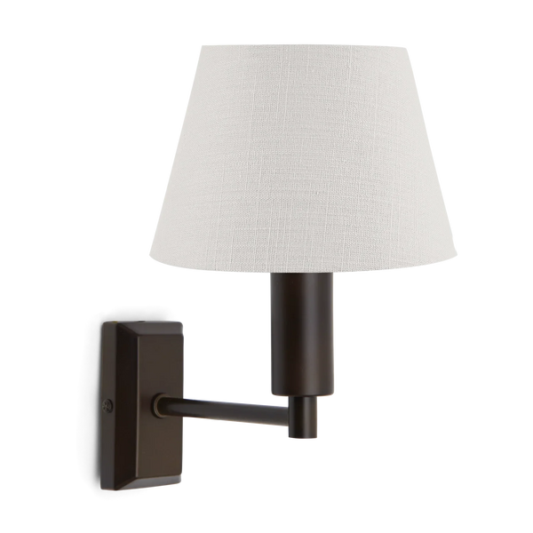 Neptune Accessories_Lighting_Wall lights Henry 7" Warm White Brunswick Bronze Wall Light