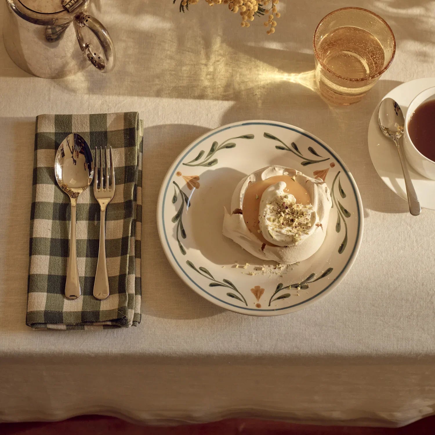 Neptune Accessories_Tabletop_Dinnerware default Callington Green Leaf Dessert Plate