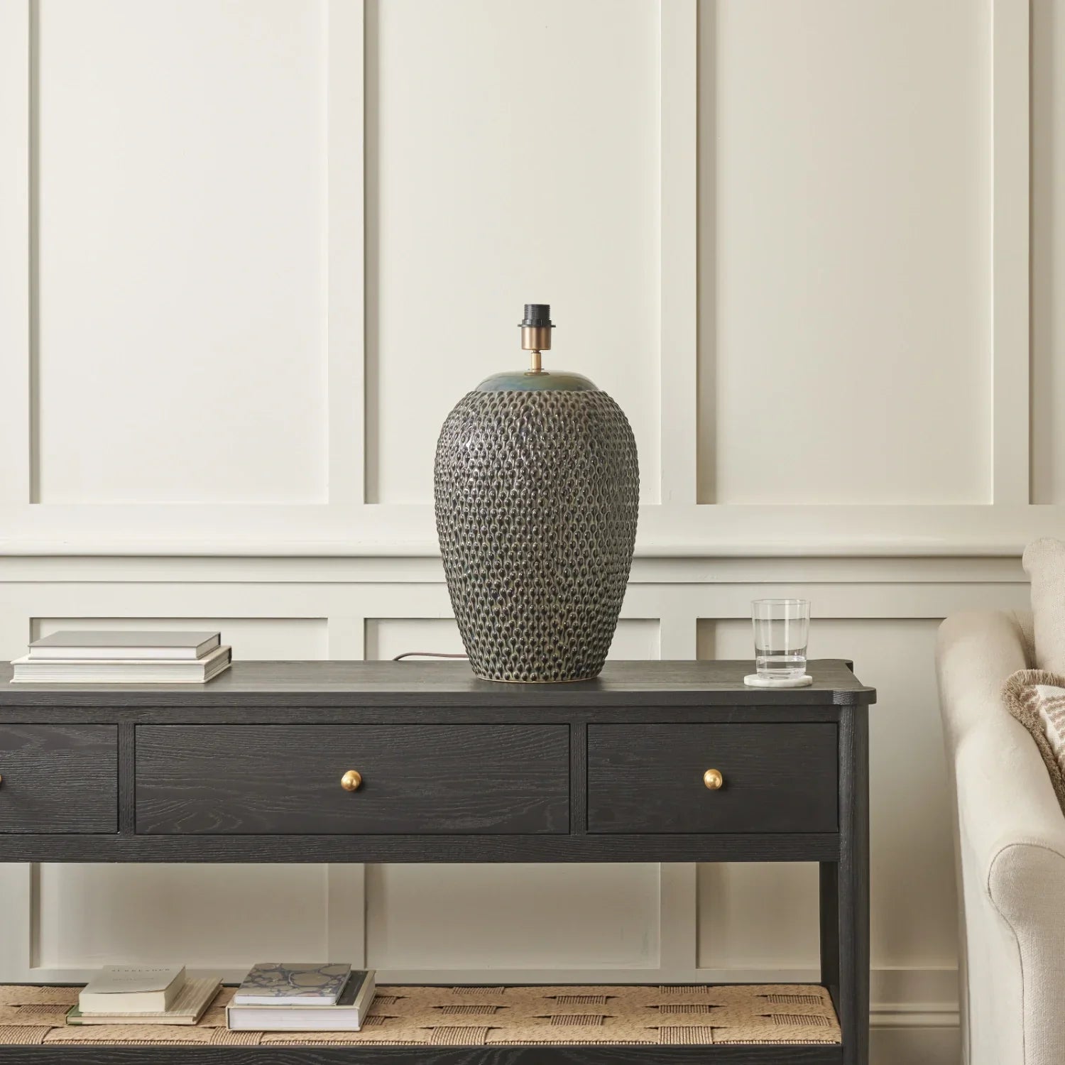 Neptune Accessories_Lighting_Table lamps default Caspian Large Ceramic Table Lamp