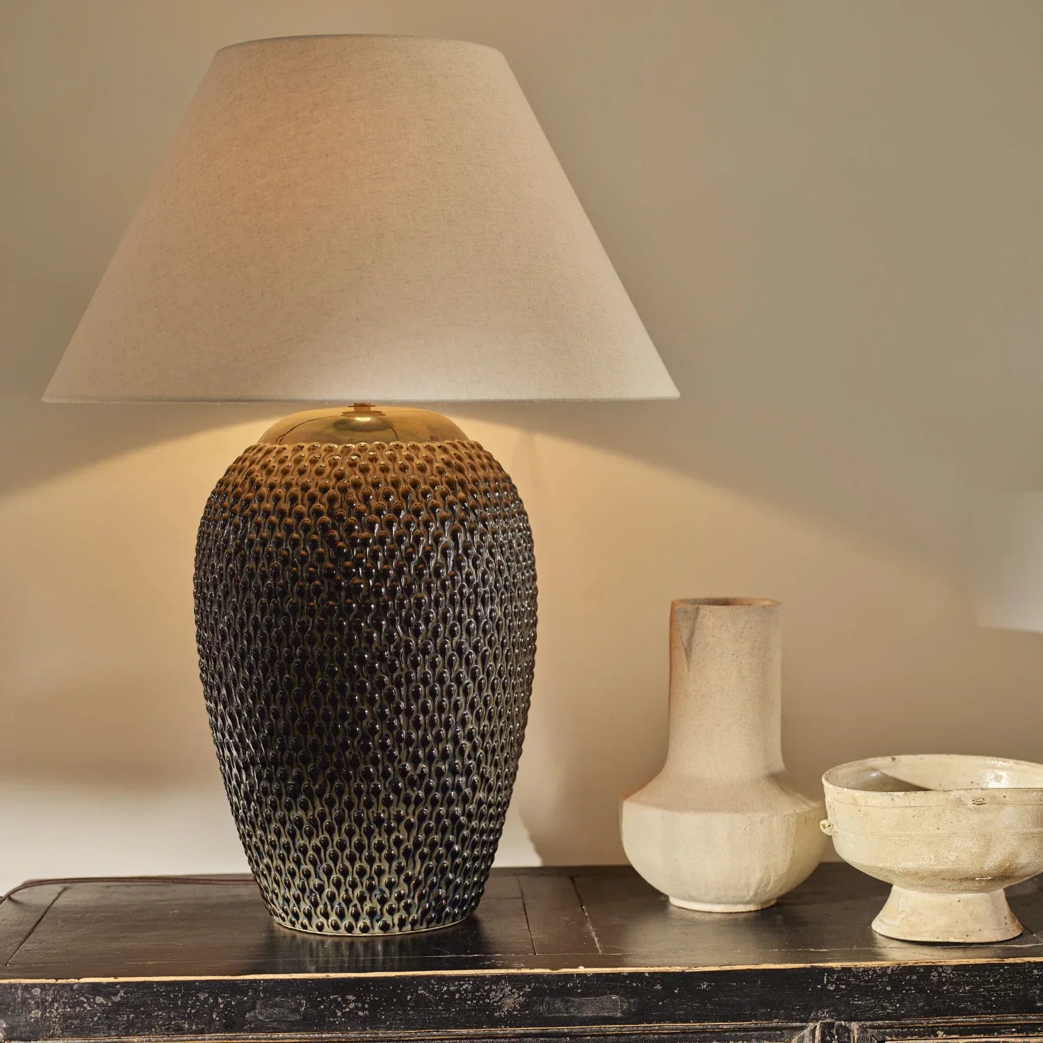 Neptune Accessories_Lighting_Table lamps default Caspian Large Ceramic Table Lamp