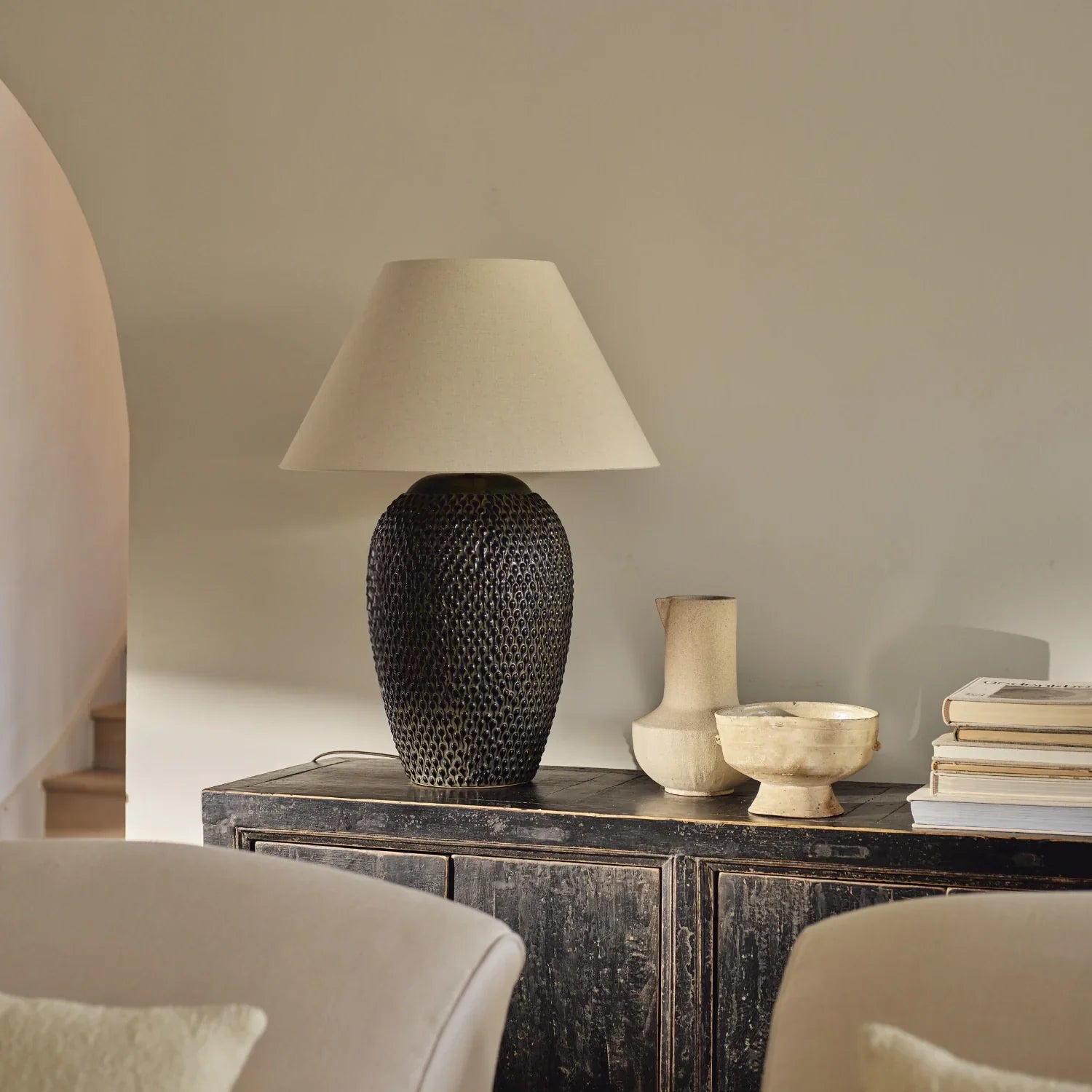 Neptune Accessories_Lighting_Table lamps default Caspian Large Ceramic Table Lamp