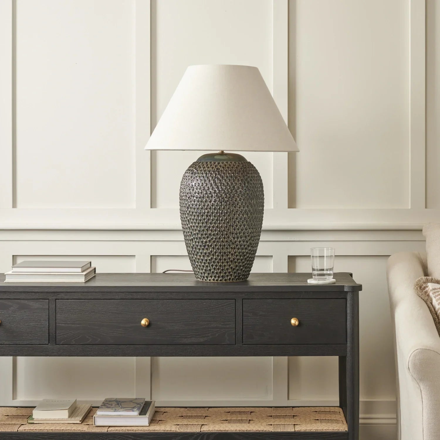 Neptune Accessories_Lighting_Table lamps default Caspian Large Ceramic Table Lamp