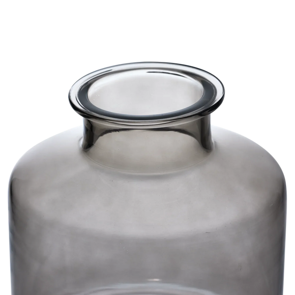 Neptune Accessories_Living accessories_Decorative accessories default Castleford Wide Glass Bottle Vase, Grey