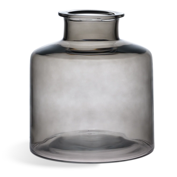Neptune Accessories_Living accessories_Decorative accessories default Castleford Wide Glass Bottle Vase, Grey