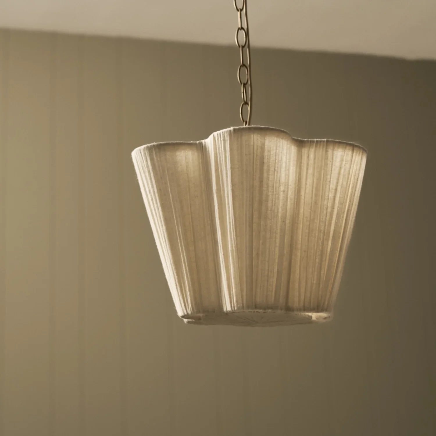 Neptune Accessories_Lighting_Pendants default Cecile Small Gathered Linen Pendant Light