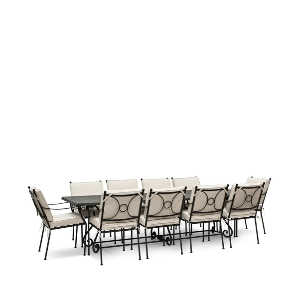 Neptune Seasonal_Garden_Outdoor sofas and relaxed chairs Cheltenham 10 Seater Metal Garden Dining Set