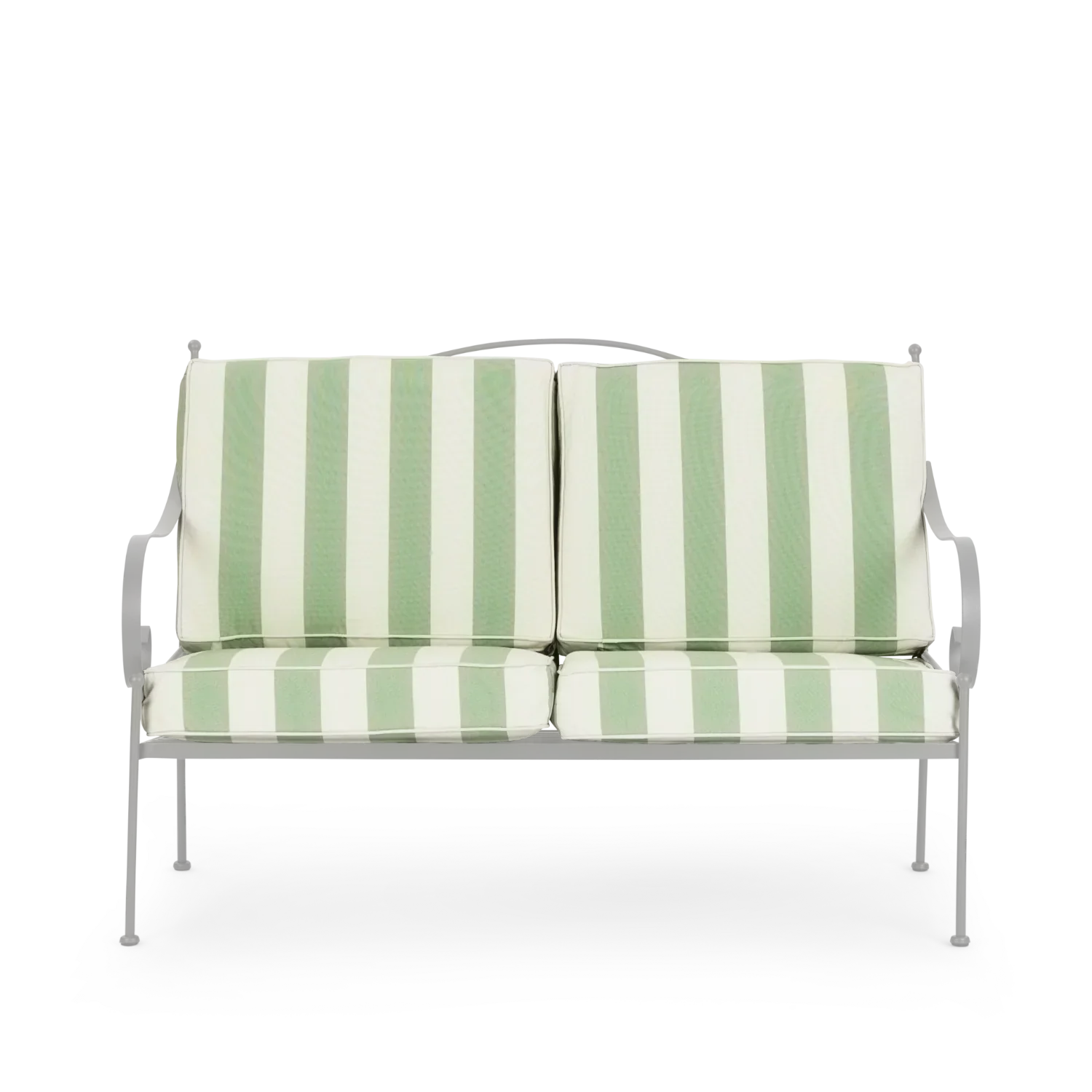 Neptune Seasonal_Garden_Outdoor sofas and relaxed chairs default Cheltenham Garden Sofa Replacement Cushion Set, Green Stripe