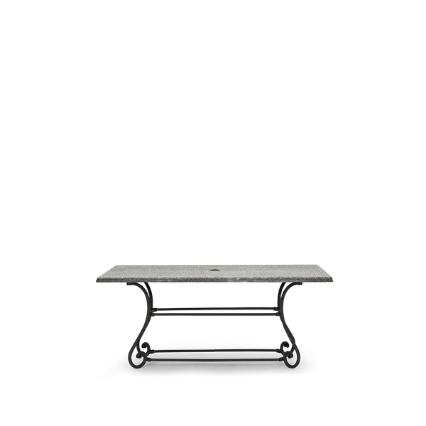 Neptune Seasonal_Garden_Outdoor tables default Renewed Cheltenham 6 Seater Metal Garden Dining Table with Granite Top