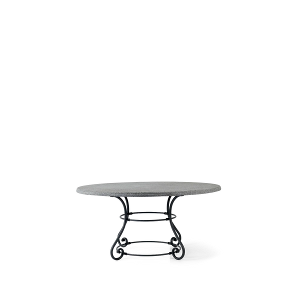 Neptune Seasonal_Garden_Outdoor dining tables default Cheltenham 6 Seater Round Metal Garden Dining Table with Granite Top