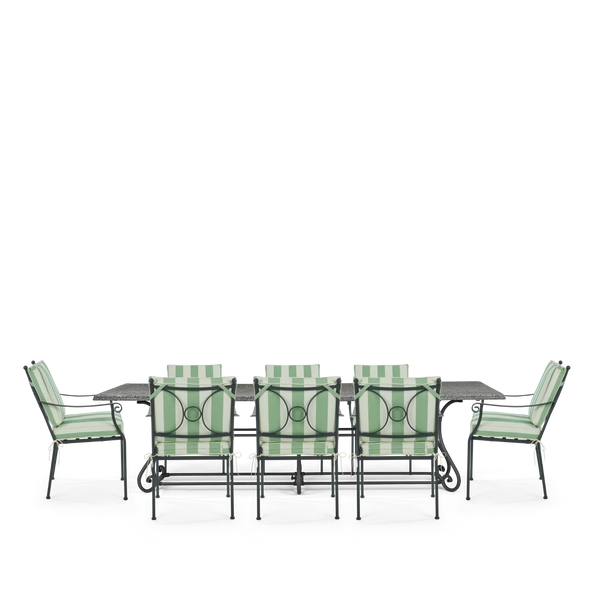 Neptune Seasonal_Garden_Outdoor sofas and relaxed chairs Cheltenham 8 Seater Metal Garden Dining Set