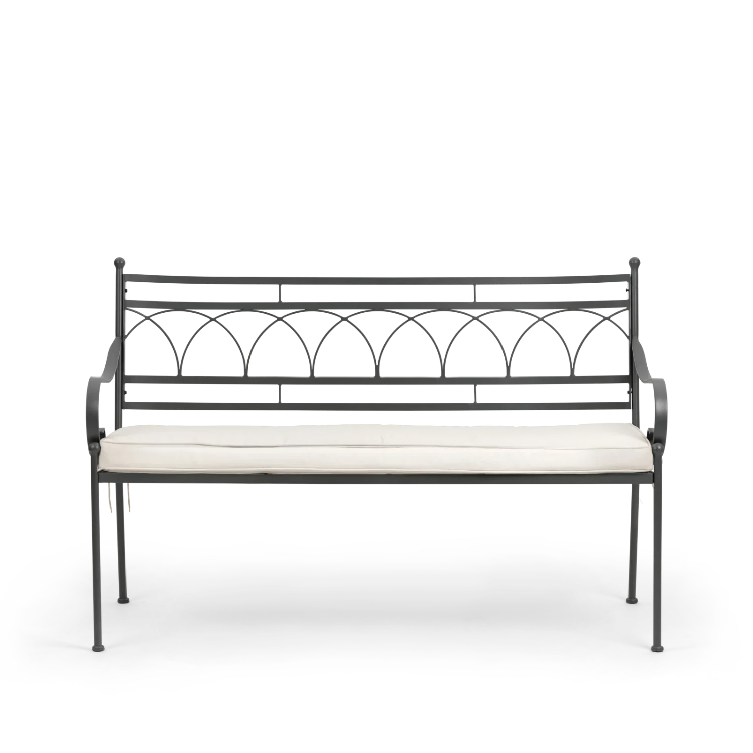 Neptune Seasonal_Garden_Outdoor dining and carver chairs default Cheltenham 2 Seater Metal Garden Bench