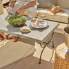 Neptune Seasonal_Garden_Outdoor coffee and side table default Cheltenham Metal Garden Coffee Table with Granite Top