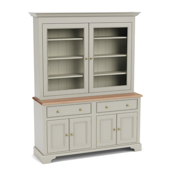 Chichester 5ft Glazed Dresser, Painted