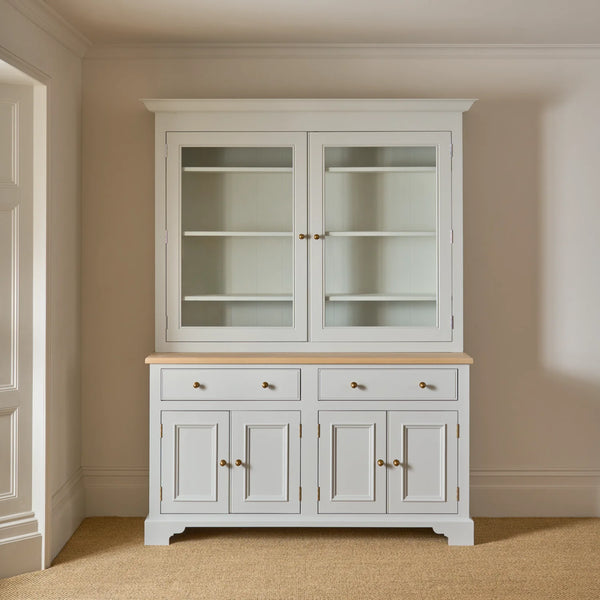 Chichester 5ft Glazed Dresser, Painted