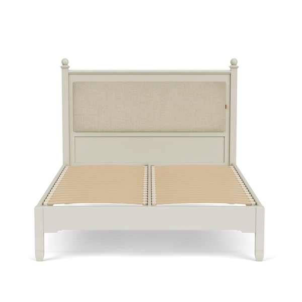 Chichester King Size Bed with Upholstered Headboard, Painted