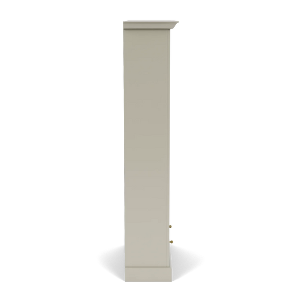 Chichester tall bookcase shown from the side.