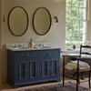 Chichester Double Vanity Unit with Doors, 124cm