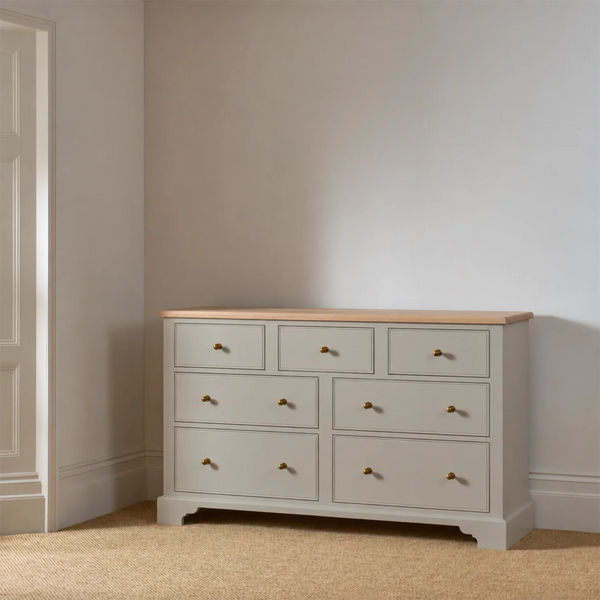 Chichester Wide Chest of Drawers, Shingle