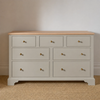 Chichester Wide Chest of Drawers, Shingle