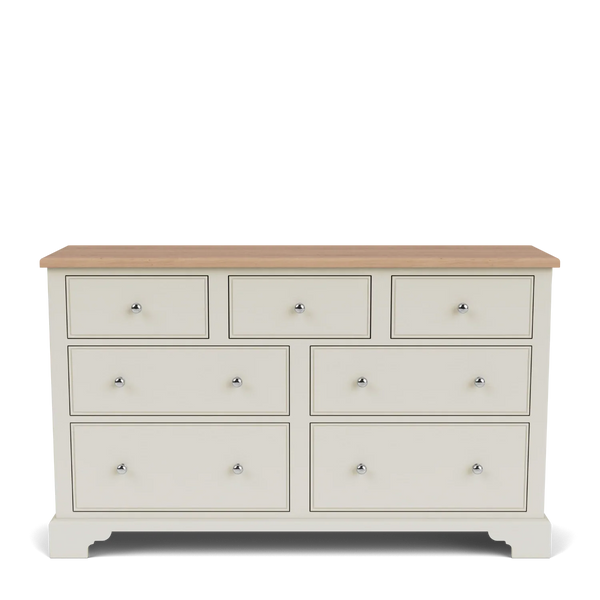 Neptune Furniture_Bedroom furniture_Bedroom casegoods Chichester Wide Chest of Drawers, Painted