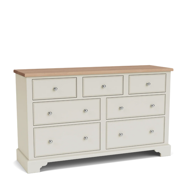 Neptune Furniture_Bedroom furniture_Bedroom casegoods Chichester Wide Chest of Drawers, Painted