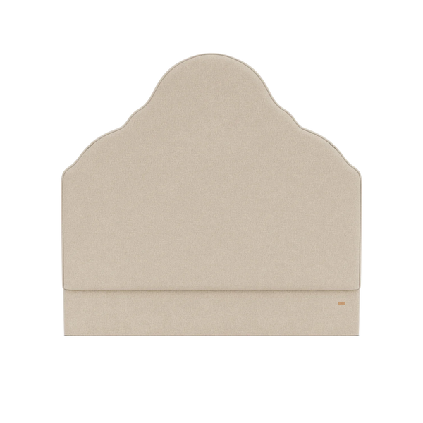 Clemmie King Size Headboard, Linara Linen Natural