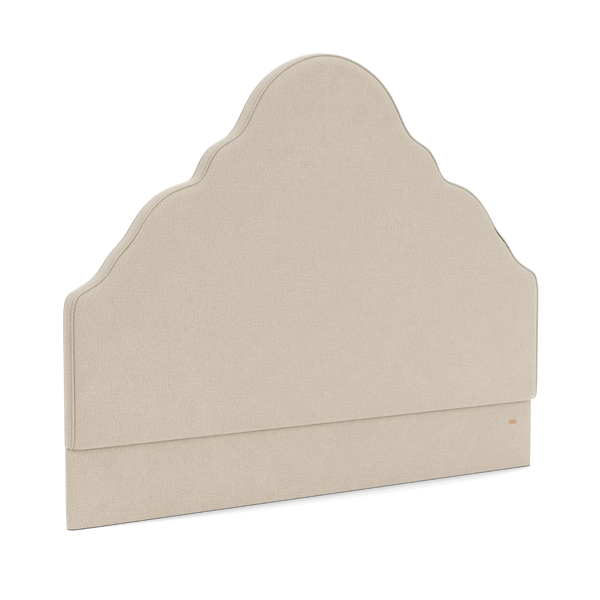 Clemmie Super King Headboard, Linara Linen Natural