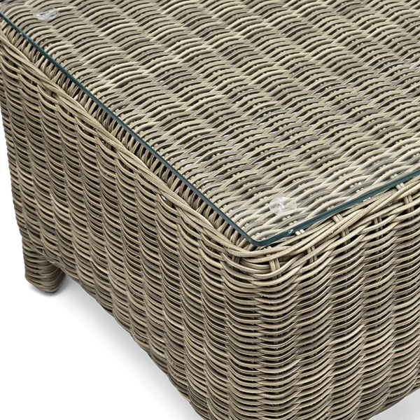 Neptune Seasonal_Garden_Outdoor coffee and side table default Compton 5 Seater Wicker Modular Garden Corner Sofa Set with Coffee Table & Parasol