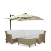 Neptune Seasonal_Garden_Outdoor coffee and side table default Compton 5 Seater Wicker Modular Garden Corner Sofa Set with Coffee Table & Parasol