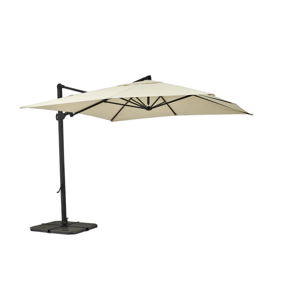 Neptune Seasonal_Garden_Outdoor coffee and side table default Compton 5 Seater Wicker Modular Garden Corner Sofa Set with Coffee Table & Parasol