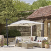 Neptune Seasonal_Garden_Outdoor coffee and side table default Compton 6 Seater Modular Wicker Garden Corner Sofa Set with Coffee Table & Parasol