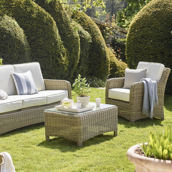 Neptune Seasonal_Garden_Outdoor coffee and side table default Compton Wicker Garden Coffee Table