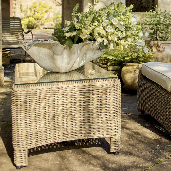 Neptune Seasonal_Garden_Outdoor coffee and side table default Compton Wicker Garden Coffee Table