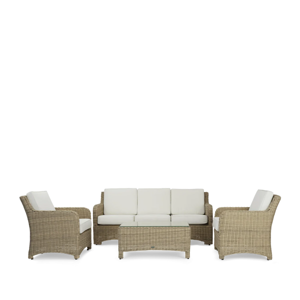 Neptune Seasonal_Garden_Outdoor sofas and relaxed chairs default Renewed Compton 5 Seater Modular Garden Sofa with Armchairs & Coffee Table