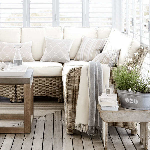 Neptune Seasonal_Garden_Outdoor sofas and relaxed chairs Compton Modular Wicker Garden Sofa Component